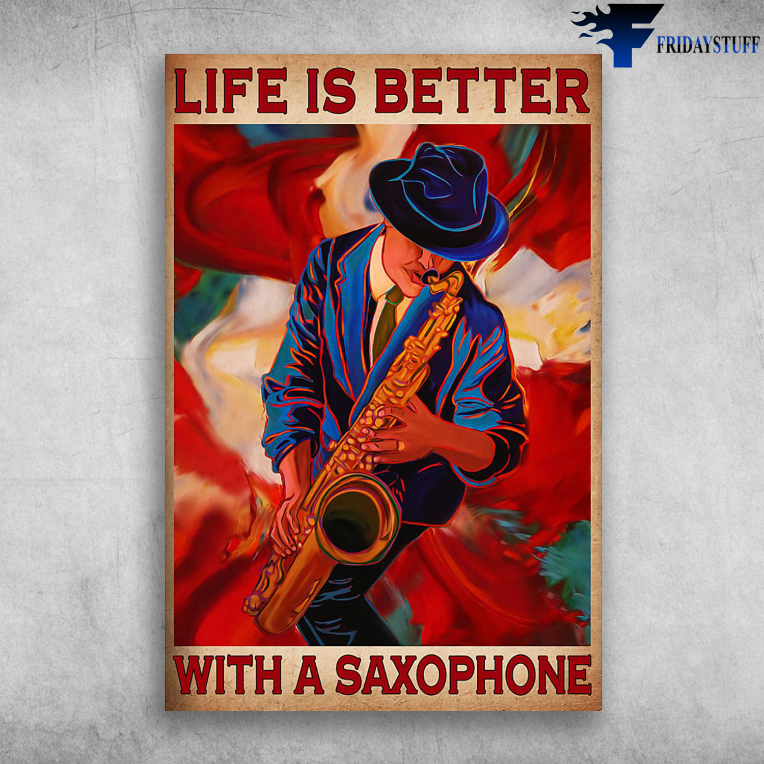 Man Playing Trumpet - Life Is Better, With A Saxophone