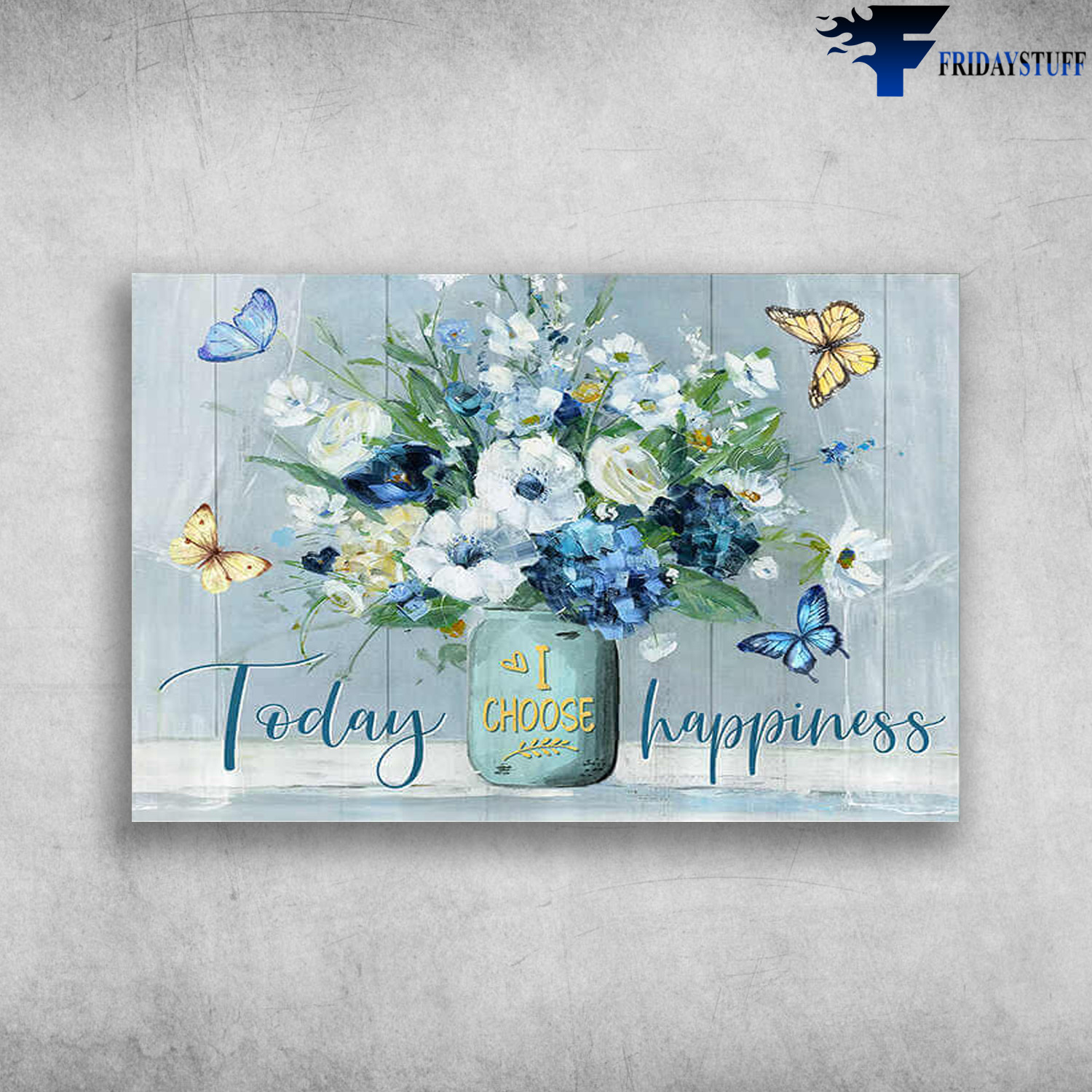FLower And Buttlefly - Today I Choose Happiness