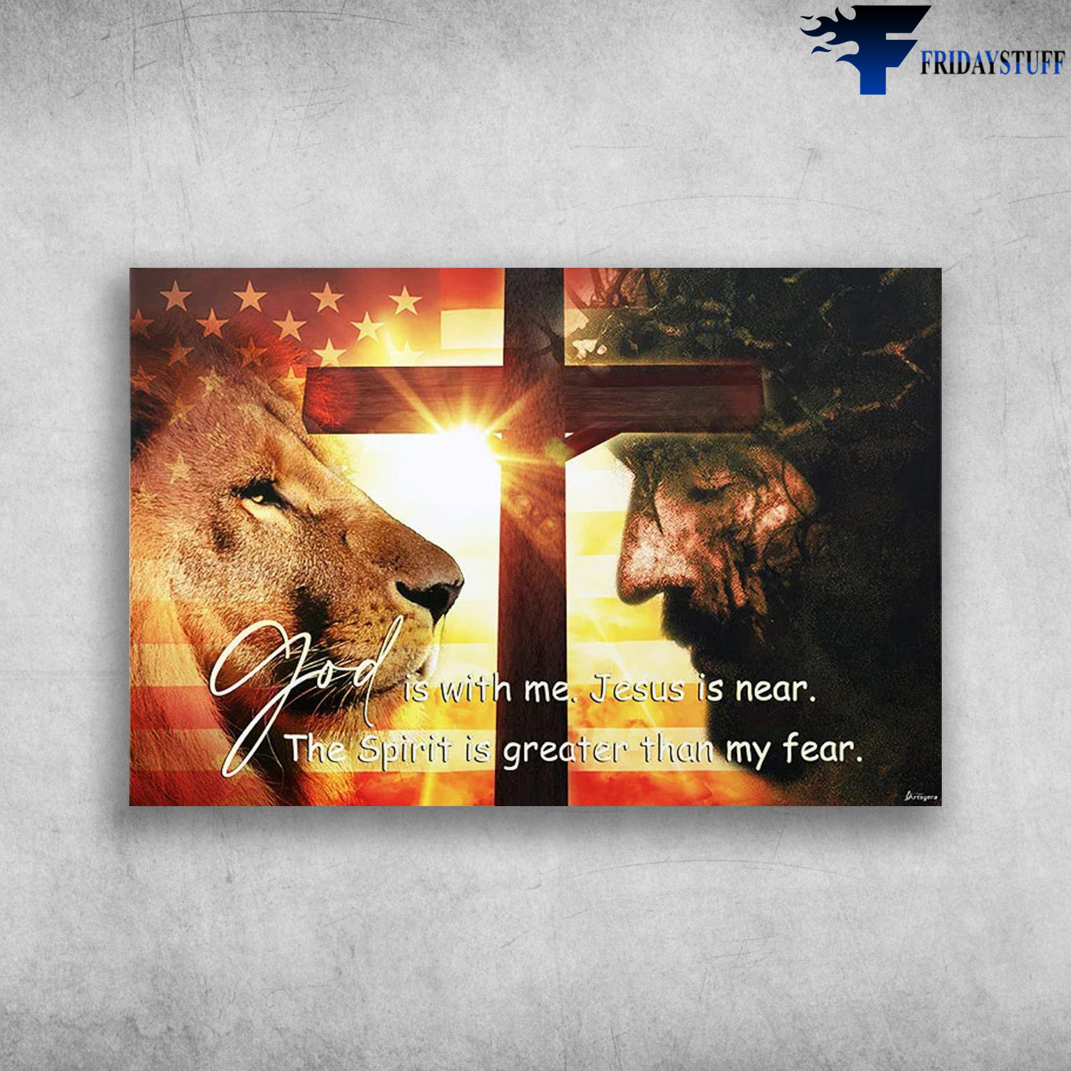 Lion And The Cross - God Is With Me, Jesus Is Near, The Spirit Is Grecter Than My Fear
