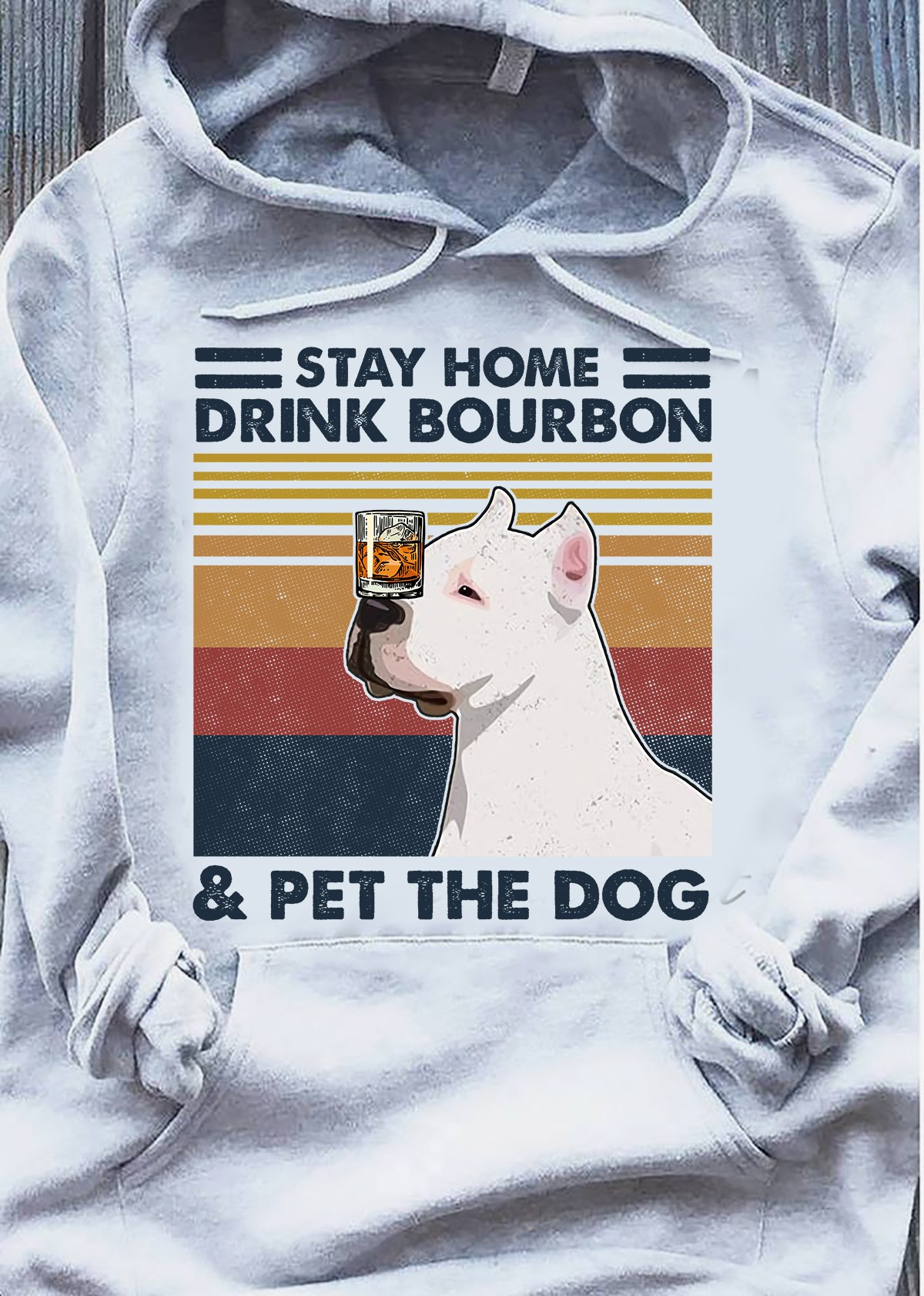 The Bourbon is on the dog's nose