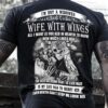 I'm not a widower i'm a husband to a beautiful wife with wings-Ride or die couple skull