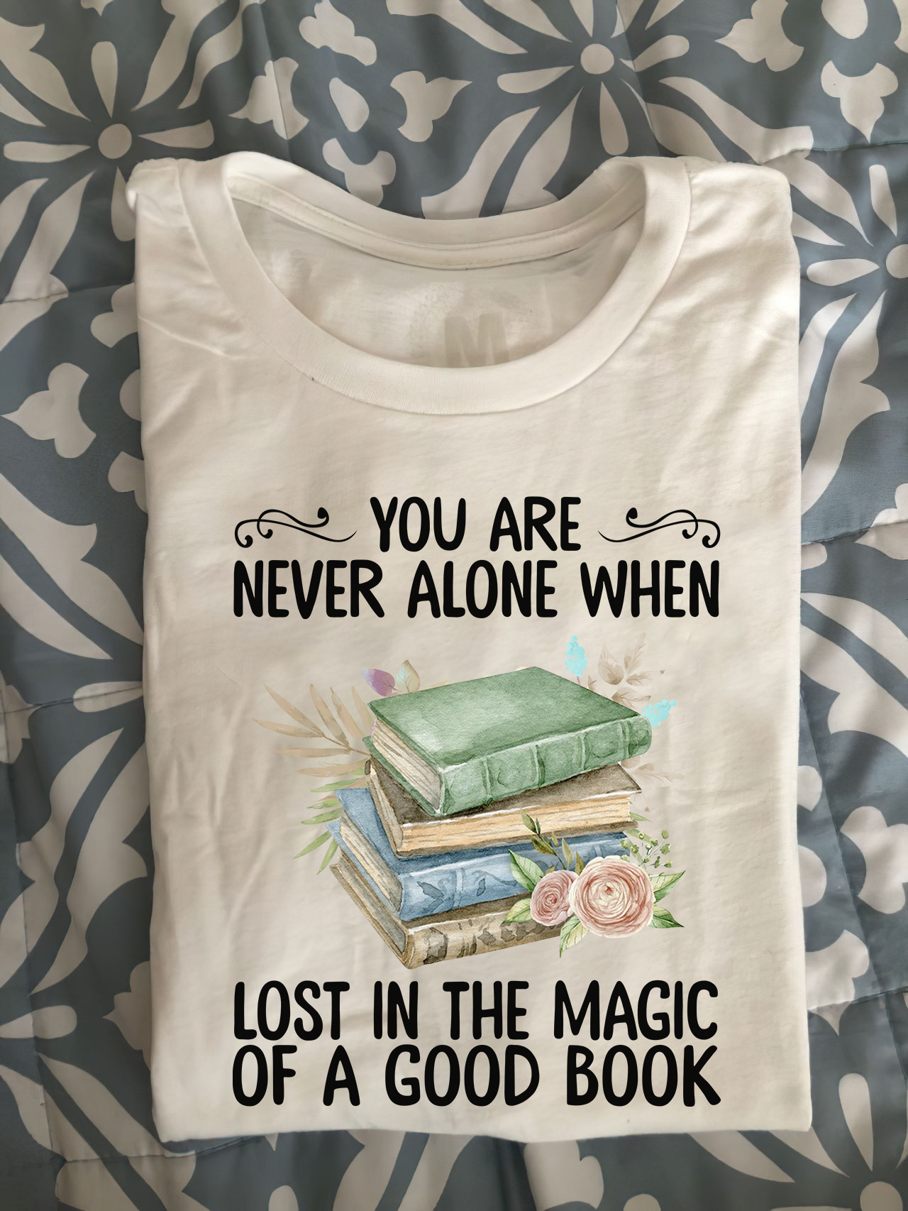 You are never alone when lost in the magic of a good book