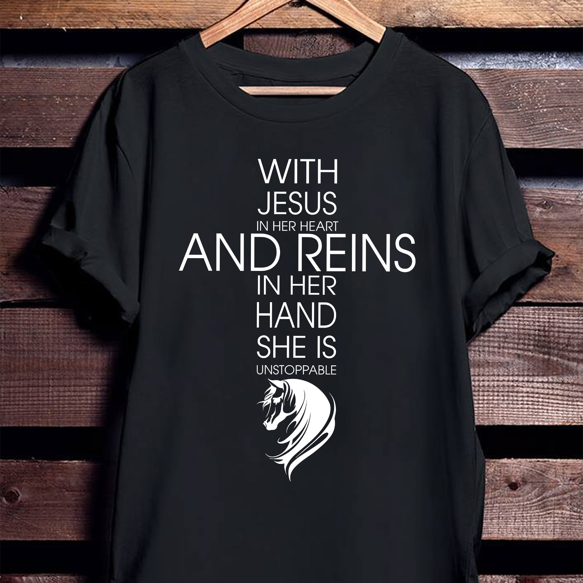 With Jesus in her heart and Reins in her hand she is unstoppable