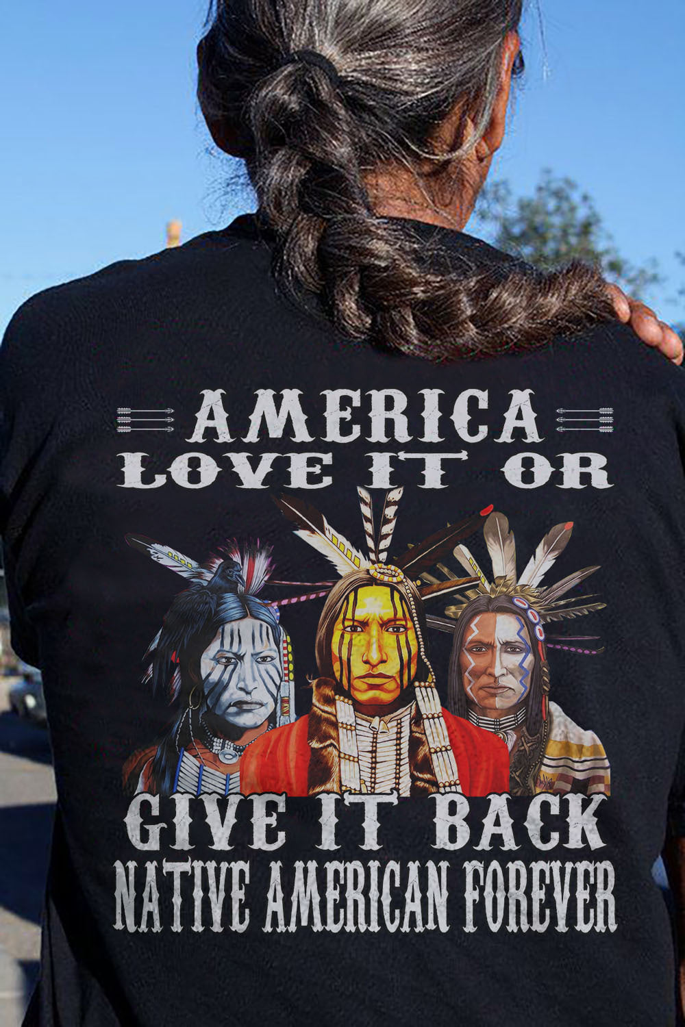 America love it or give it back native american forever