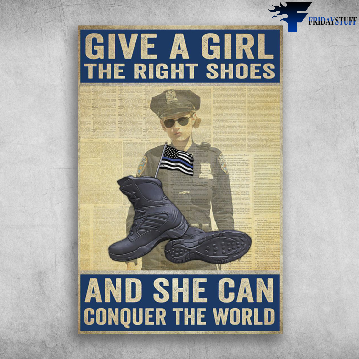 American Police Shoes - Give A Girl The Right Shoes, And She Can Conquer The World