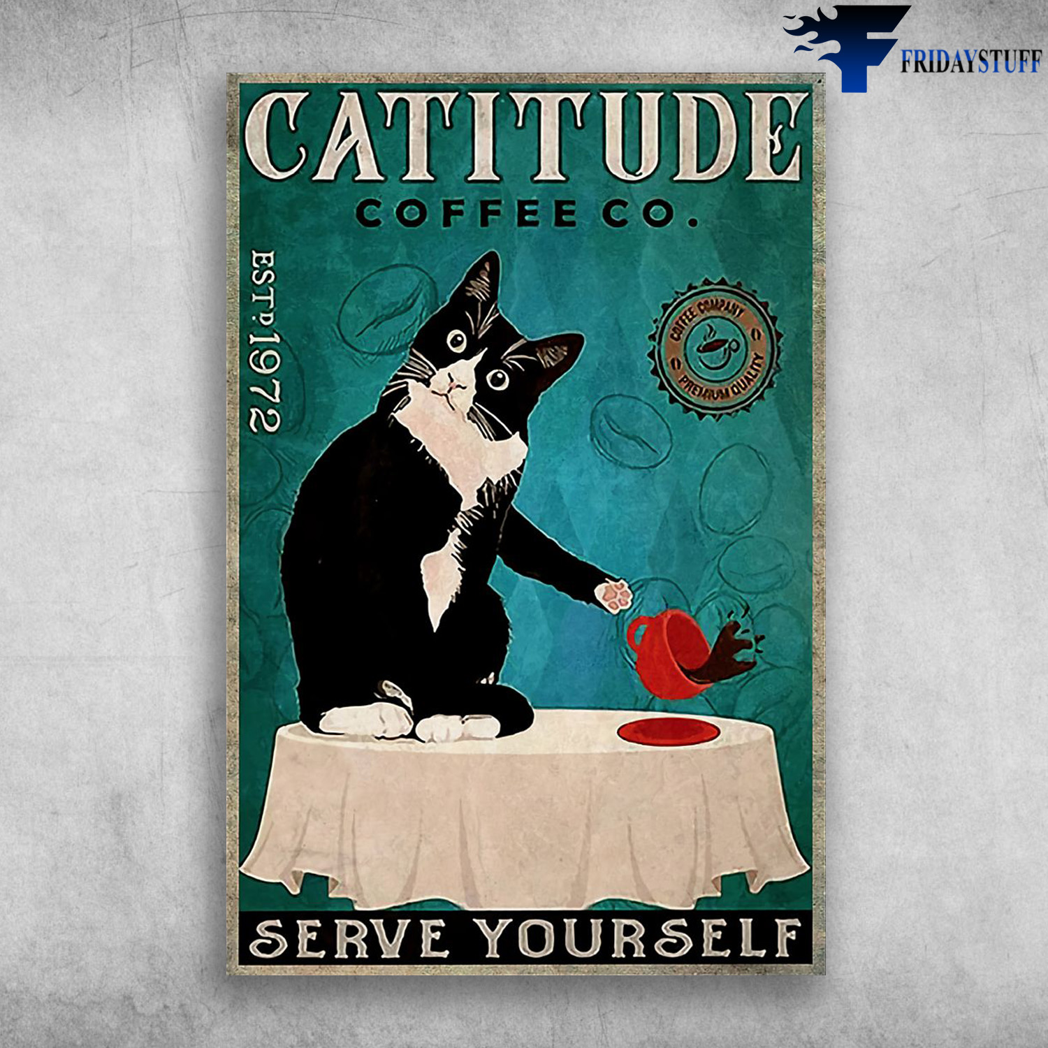 Black Cat - Catitude Coffee Co., Serve Yourself