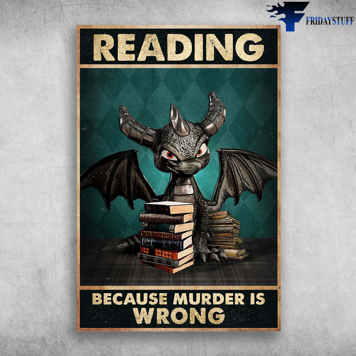 Black Dragon Reading Books - Reading Because Murder Is Wrong