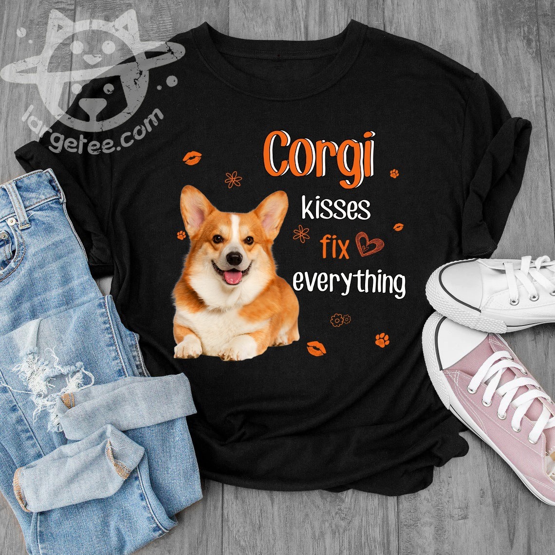 Corgi kisses fix everything - Corgi dog