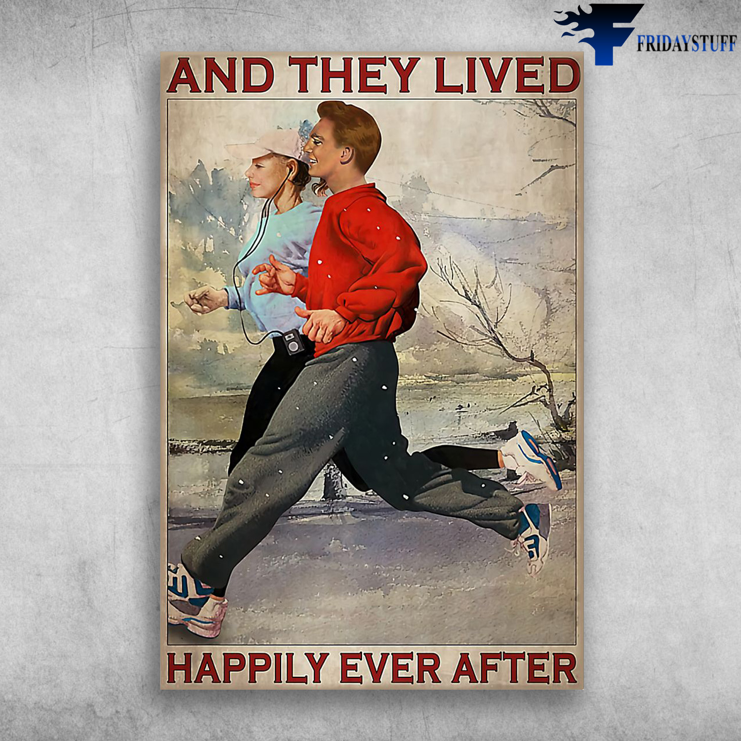 Couple Running - And They Lived, Happily Ever After