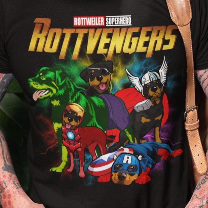 Dog Rottweiler Superhero Rottvengers - The Universe of Mavel