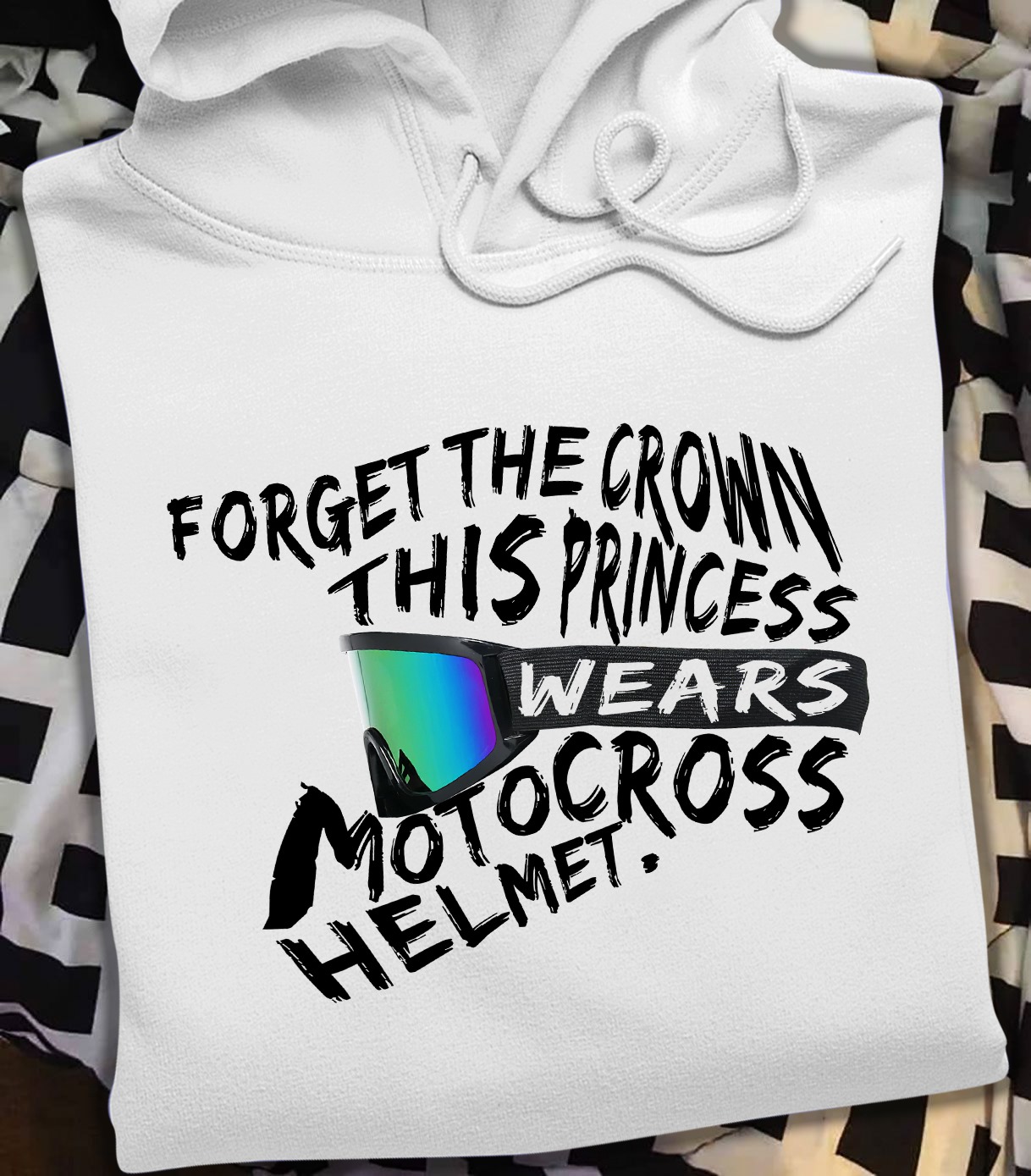 Forget the crown this pricess wear motocross helmet