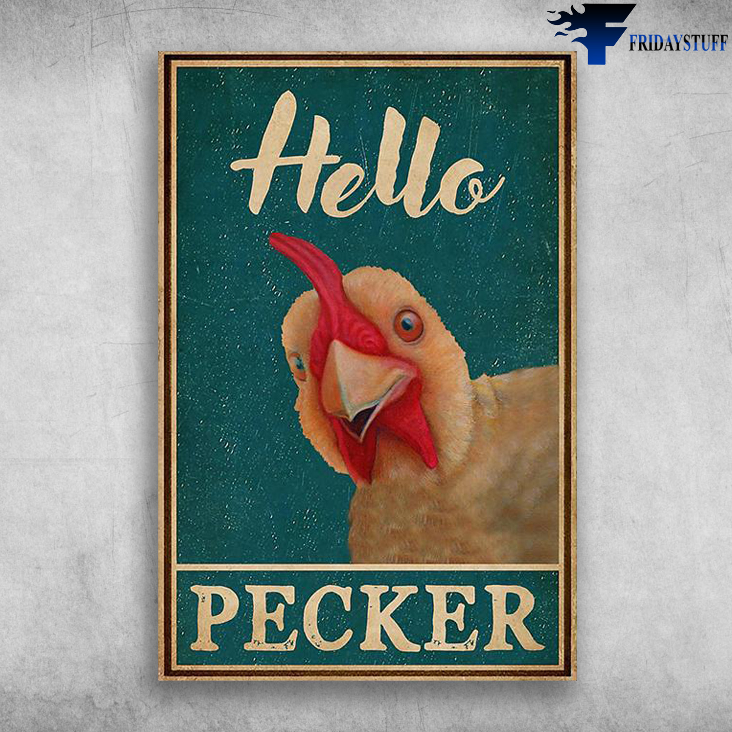 Funny Chicken - Hello Pecker