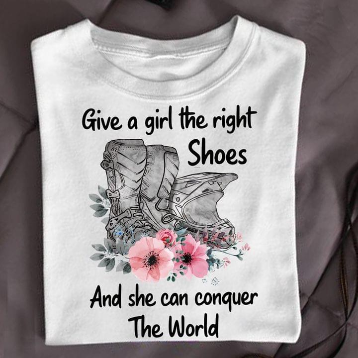 Give a girl the right shoes and she can conquer the world