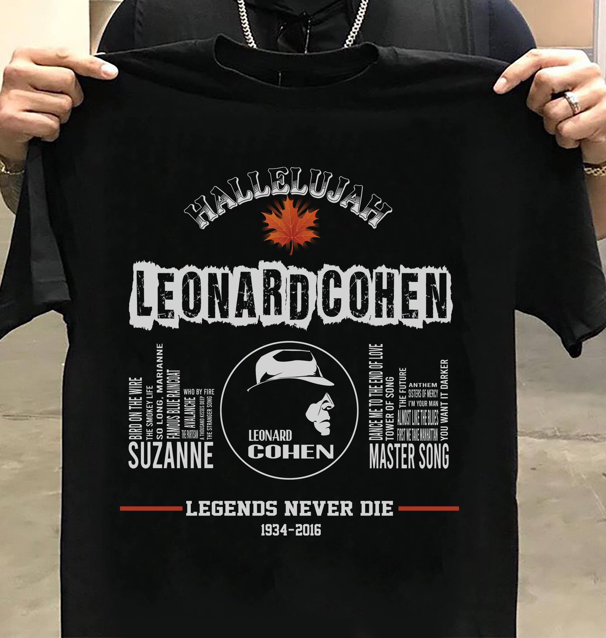 Hallelujah Leonardcohen - Legends never die 1934 - 2016