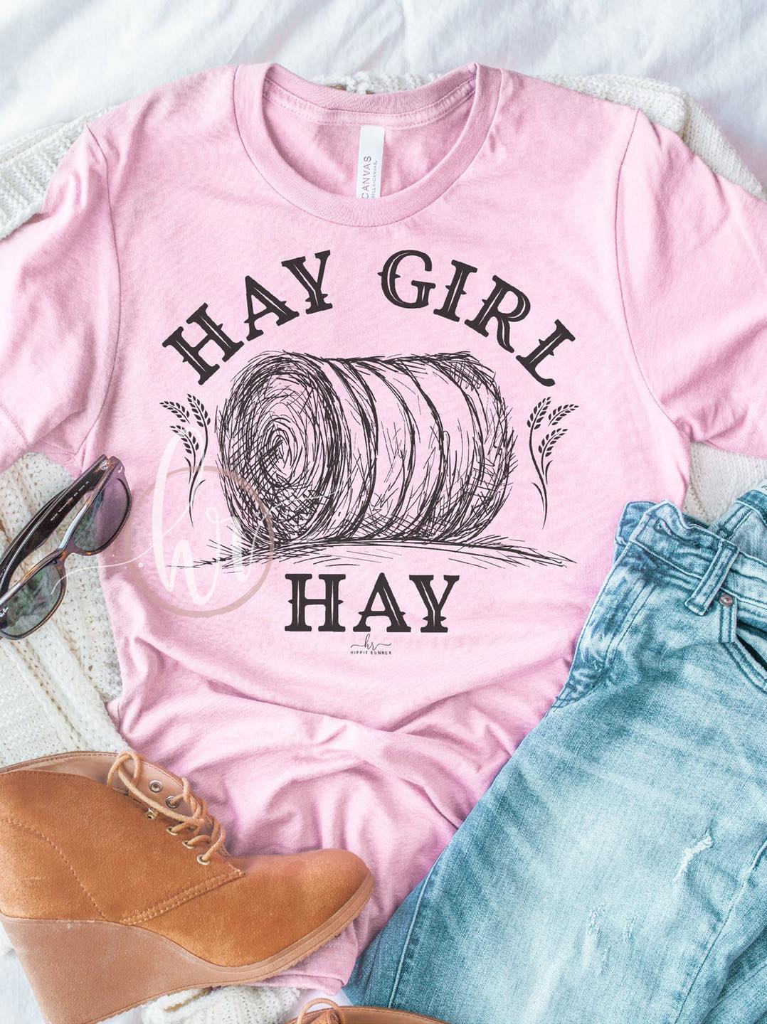 Hay Girl Hay - Hay Bale On The Ground
