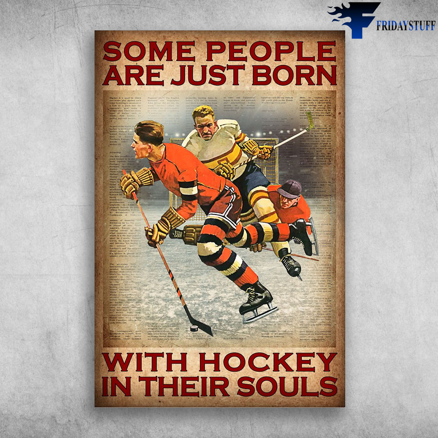 Hockey Player - Some People Are Just Born Wirh Hockey In Their Souls