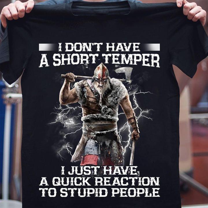 I don't have a short temper - Vikings guy