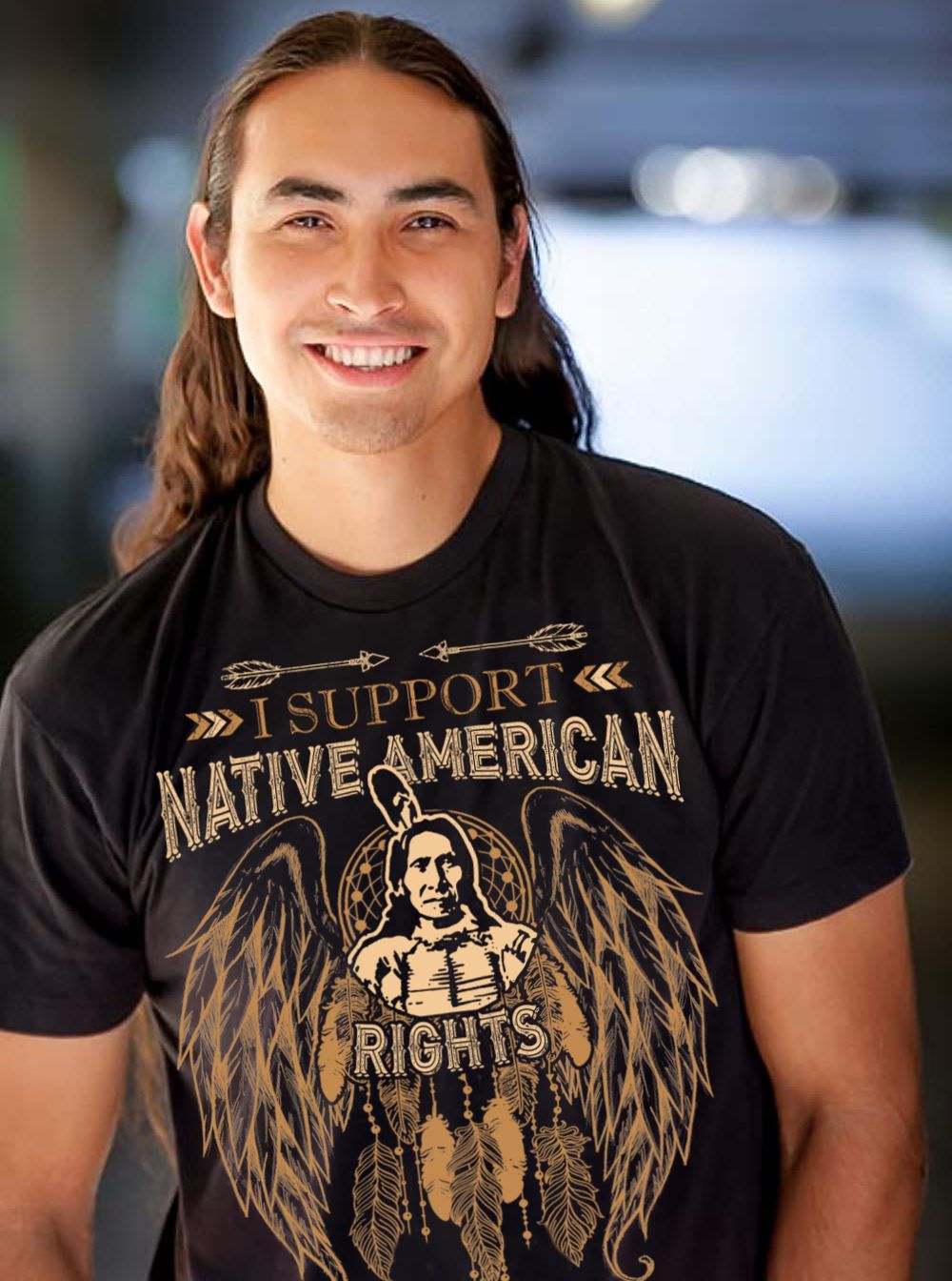 I support native american rights