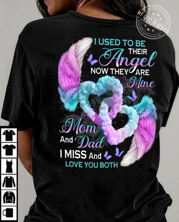 I used to be their angel now they are mine - Mom and dad I miss and love you both