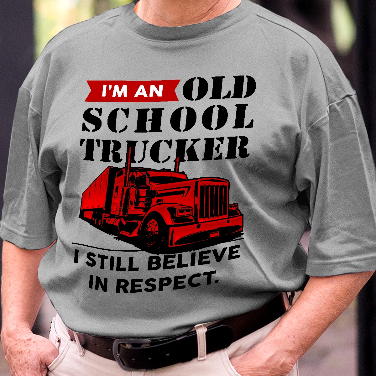 I'm an old school trucker I still believe in respect