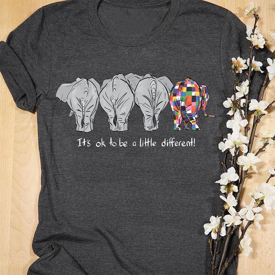 It's ok to be a little different! Elephant and the difference