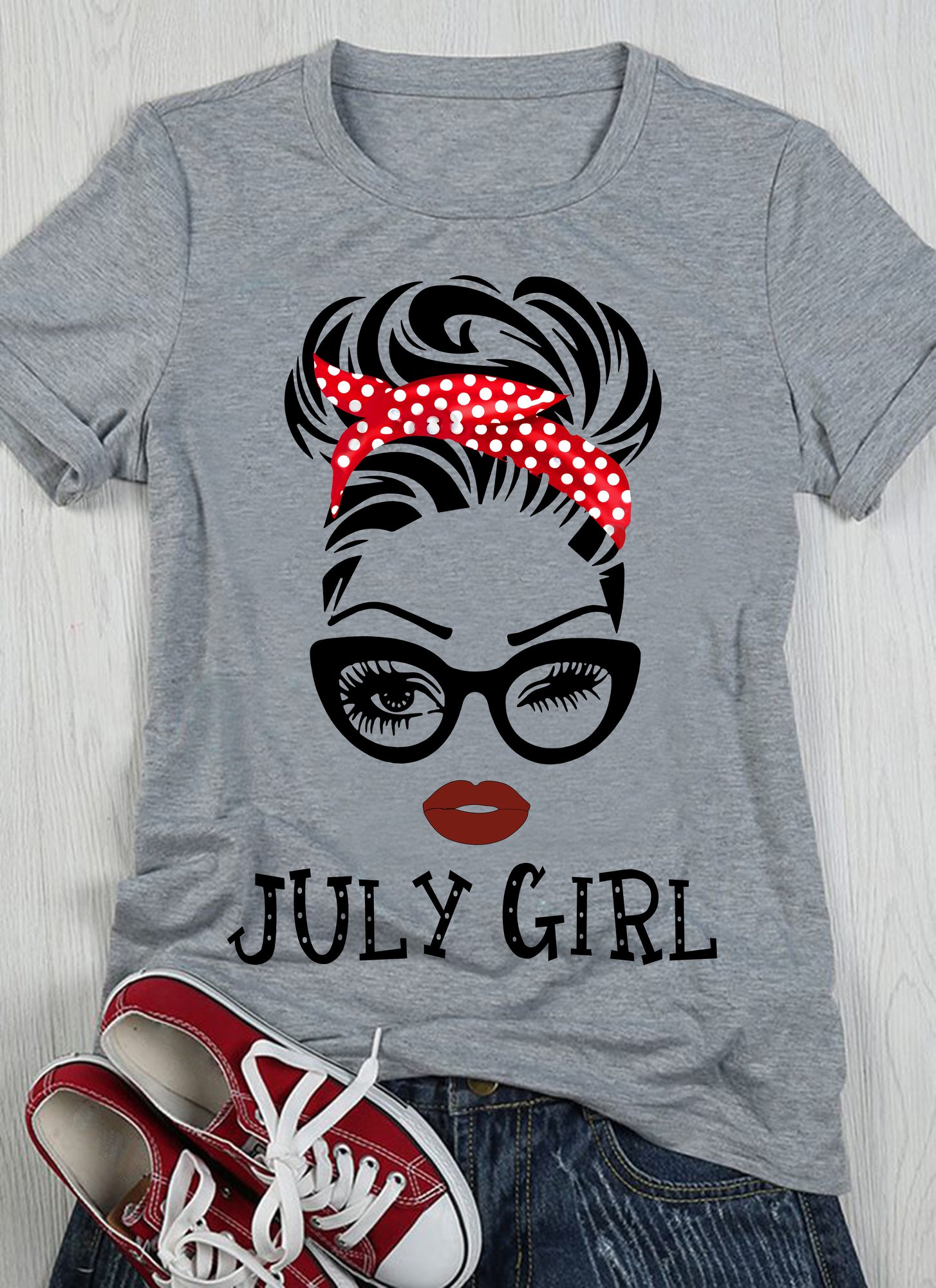 July girl July woman - Woman's face