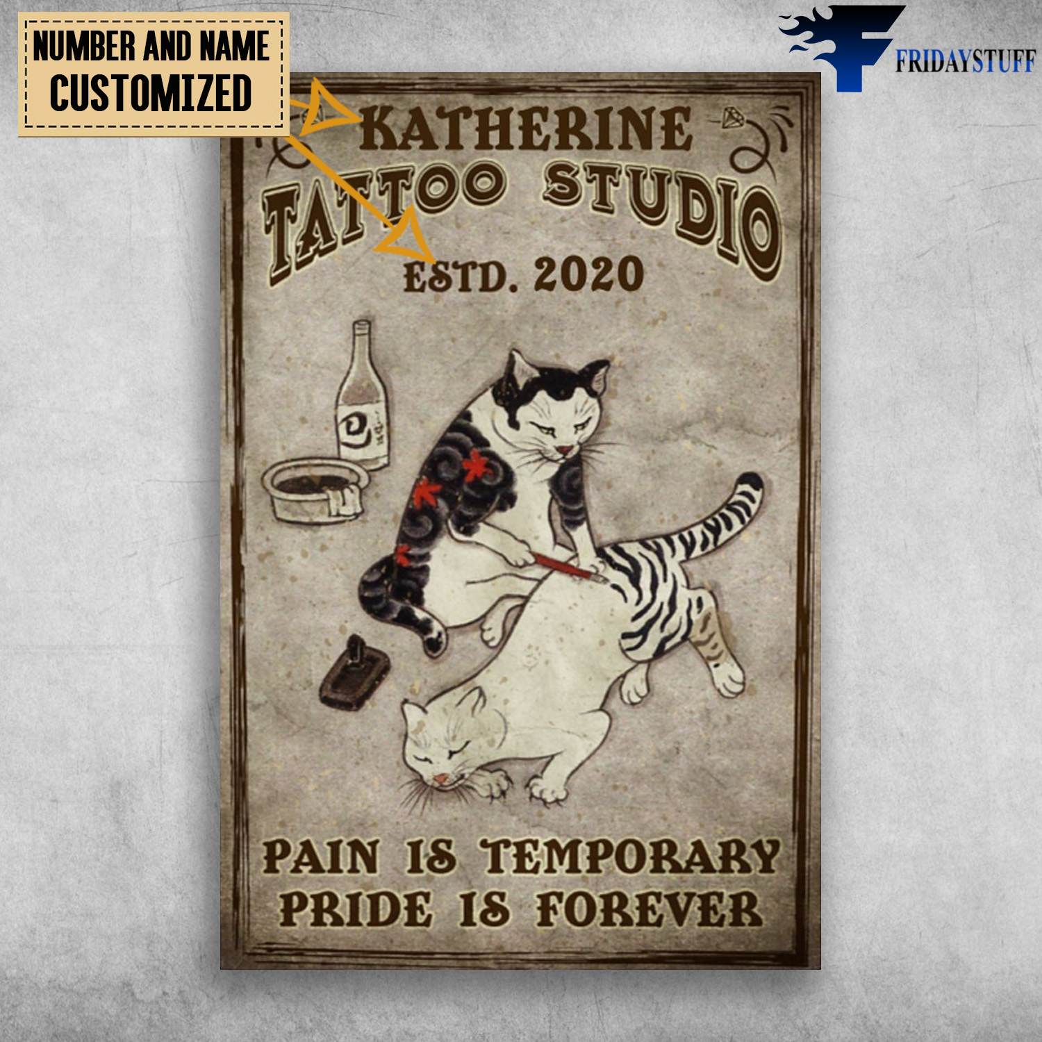 Katherine Tattoo Studio - Pain Is Temporary, Pride Is Forever