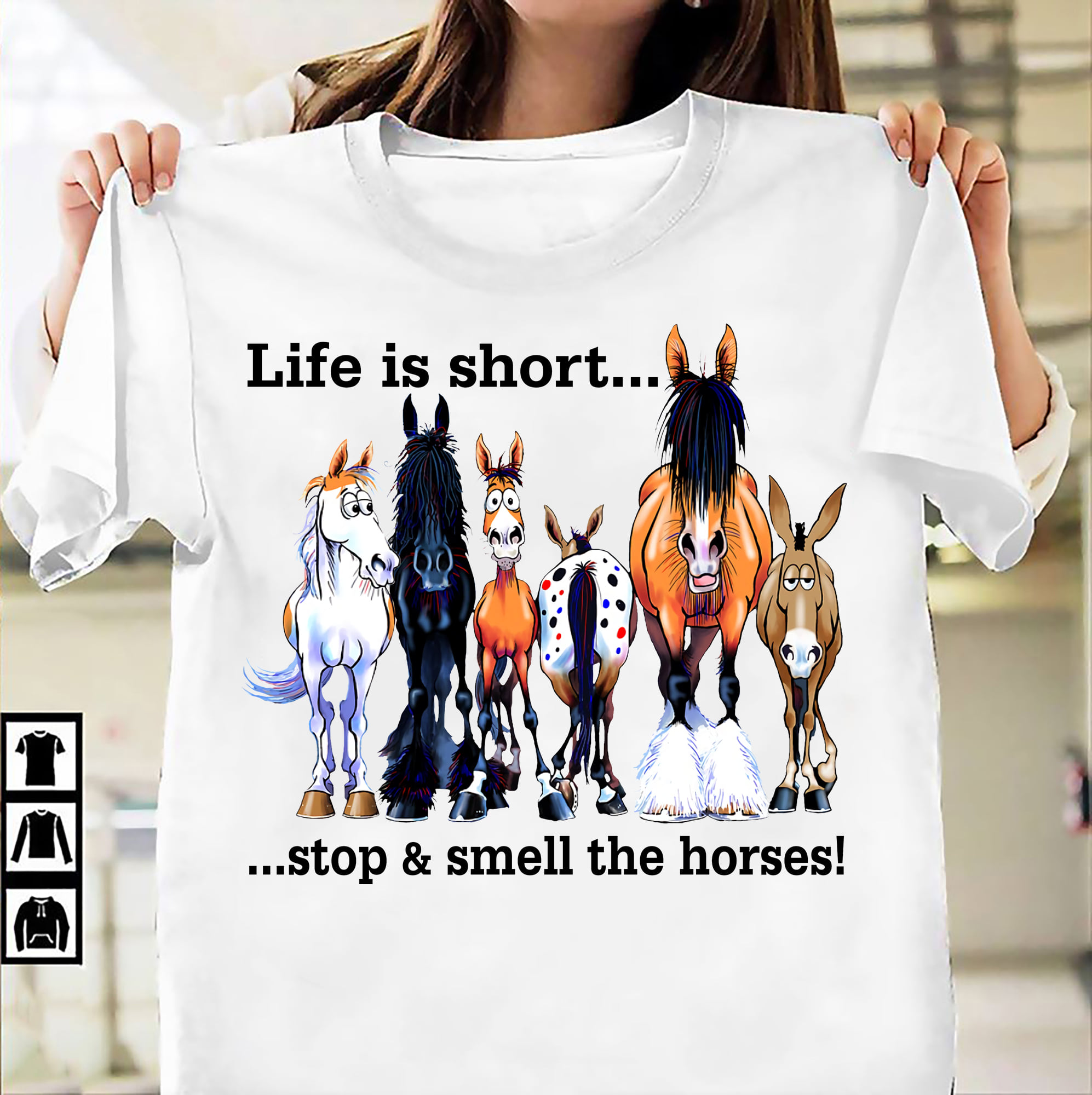 Life is short... stop and smell the horses!
