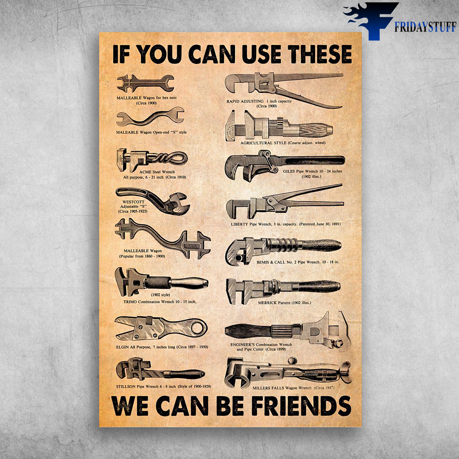 Mechanic Tools - If You Can Use These, We Can Be Friends
