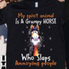 My spirit animal is a grumpy horse who slaps annoying people