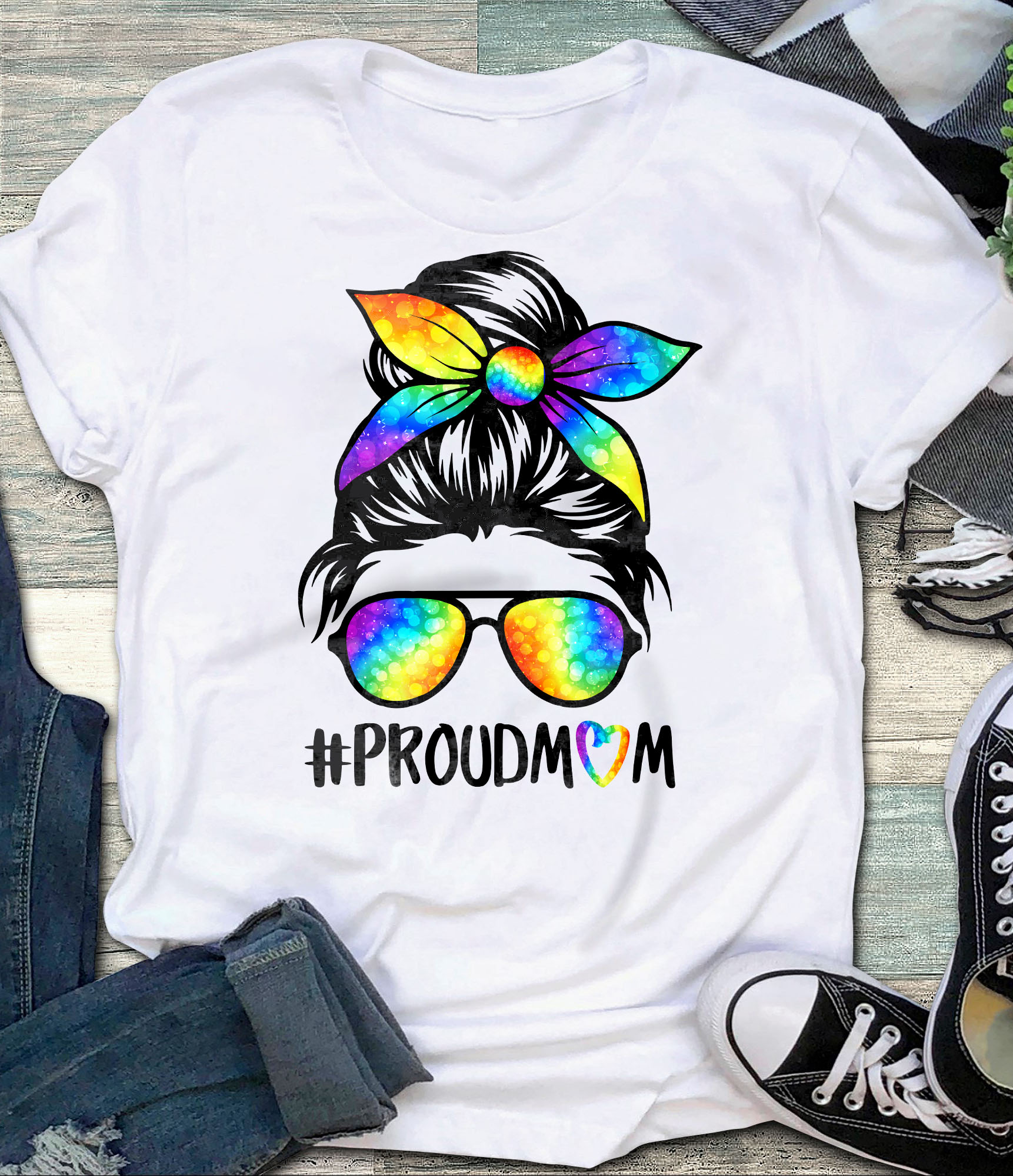 Proudmom - Colorful Woman Face