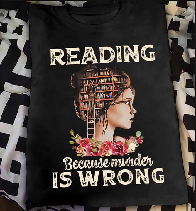 Reading because murder is wrong - Library in girl's mind