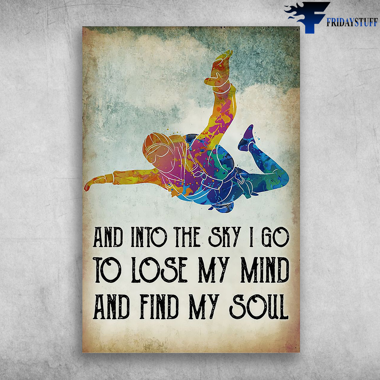 Skydiving Man - And Into The Sky, I Go To Lose My Mind And Find My Soul