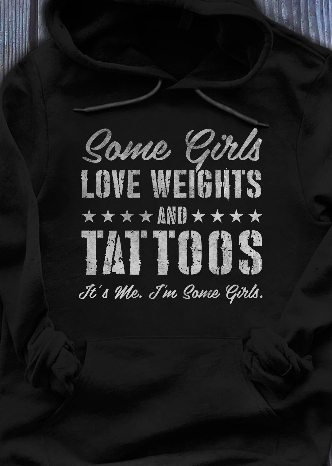 Some girls love weight and tattoos. It's me I'm some girls