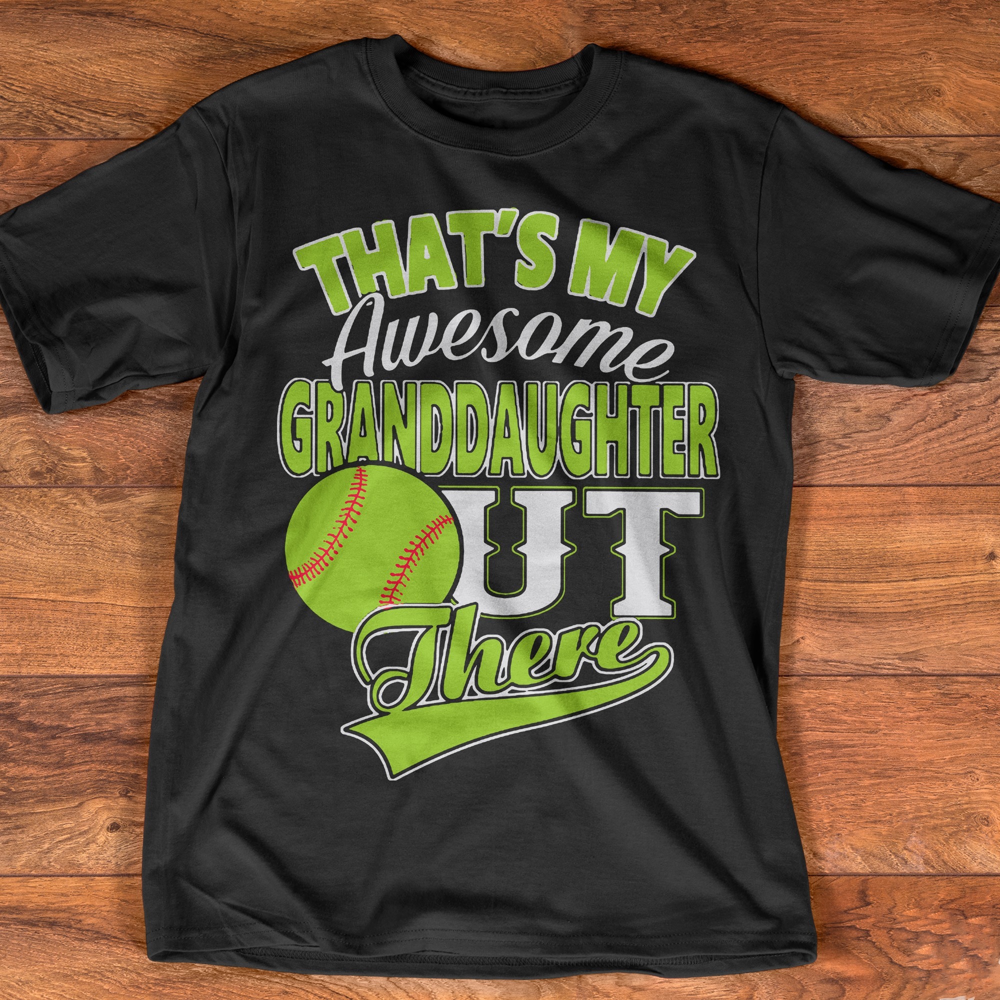 That's my awesome granddaughter out there - Baseball