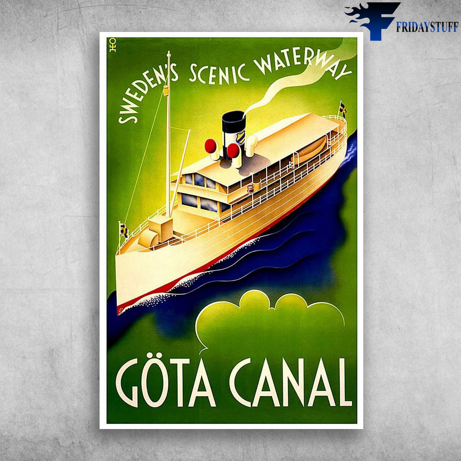 The Big Ship - Sweden's Scenic Waterway, Göta Canal, Vintage Sweden