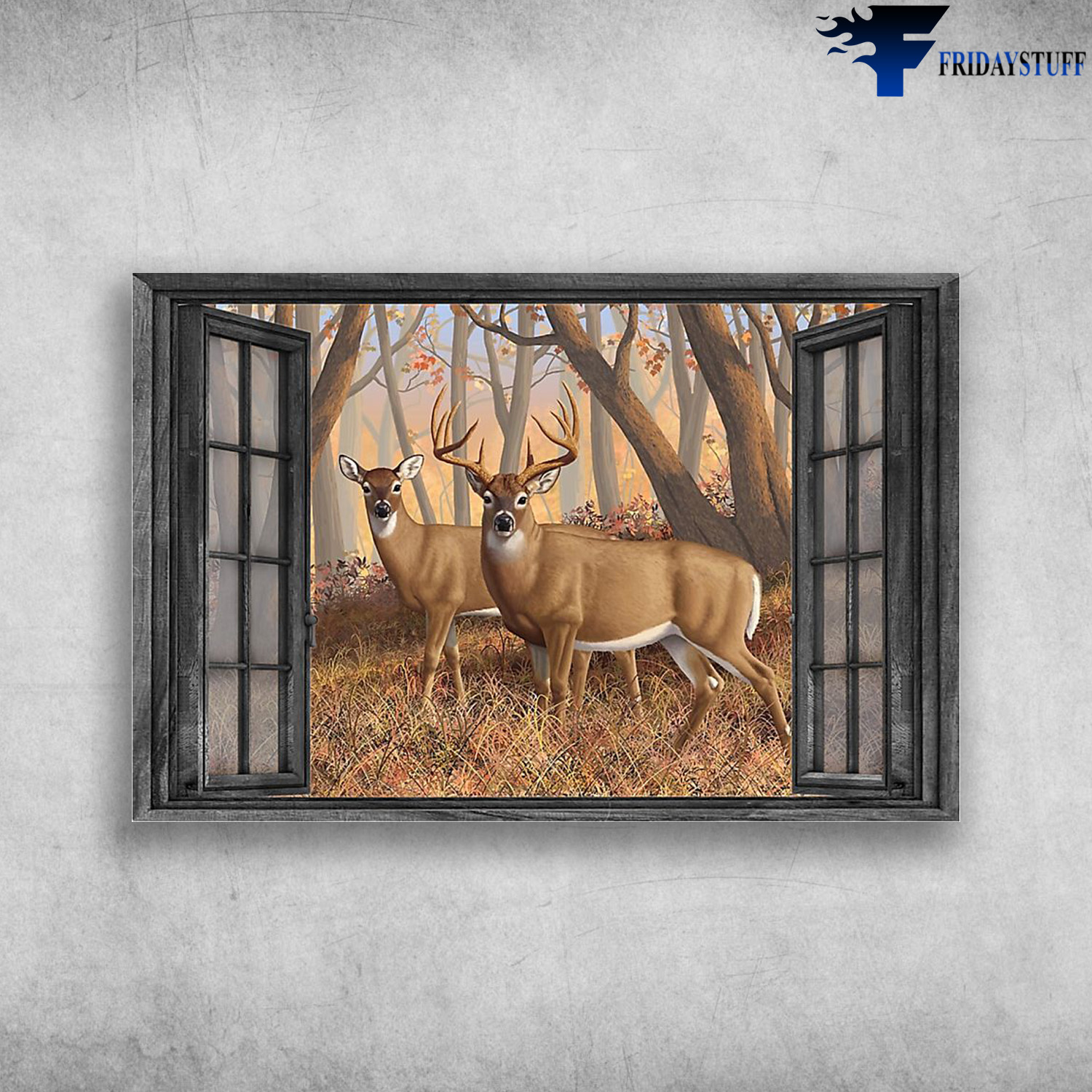 The Deers Outside The Window