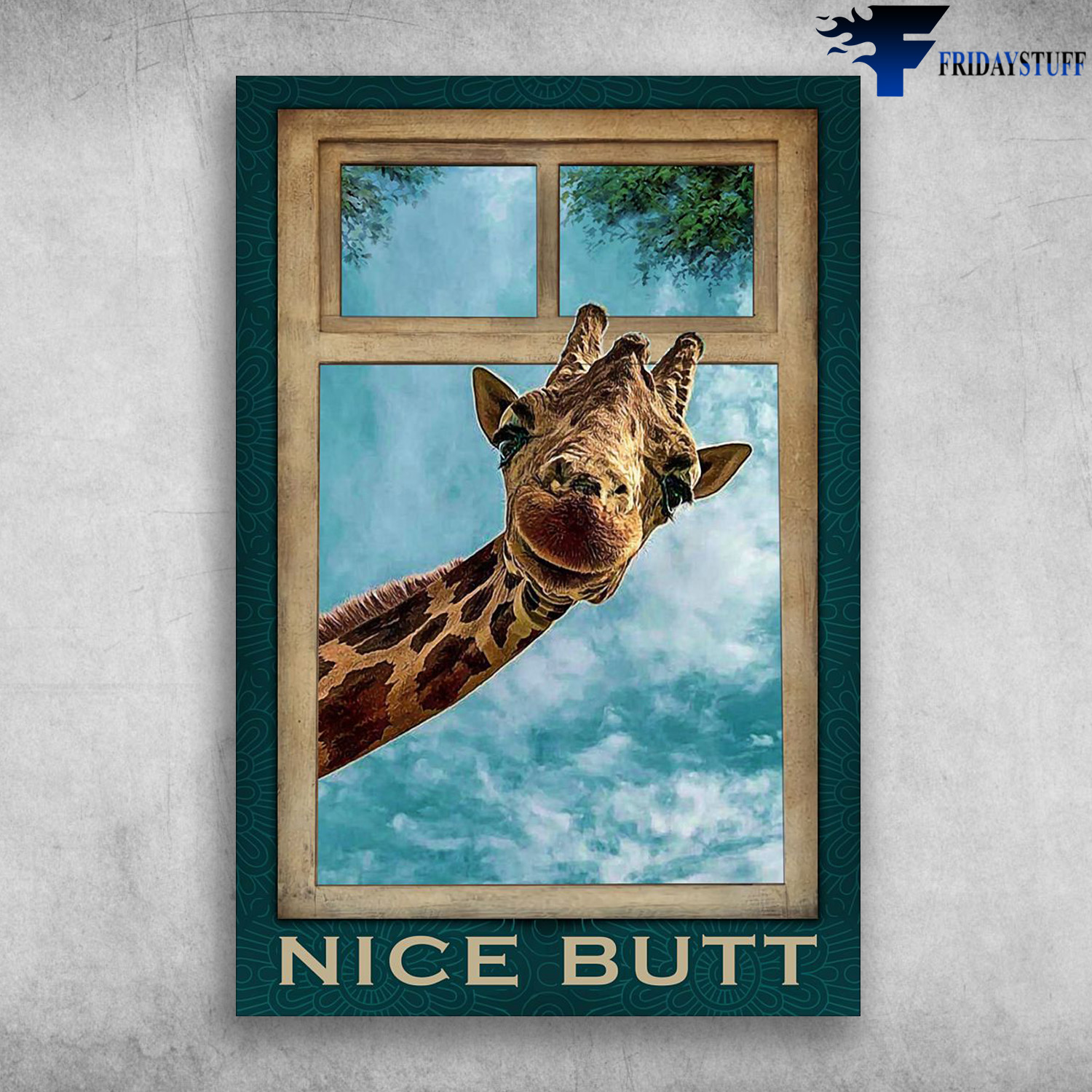 The Giraffe Out Side The Window - Nice Butt