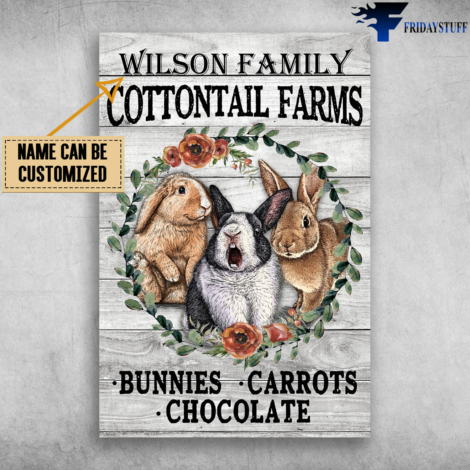 The Rabbit - Cottontail Farms, Bunnies, Carrots, Chocolate