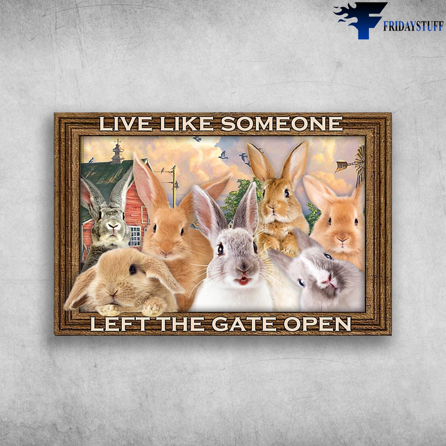 The Rabbit - Live Like Someone, Left The Gate Open