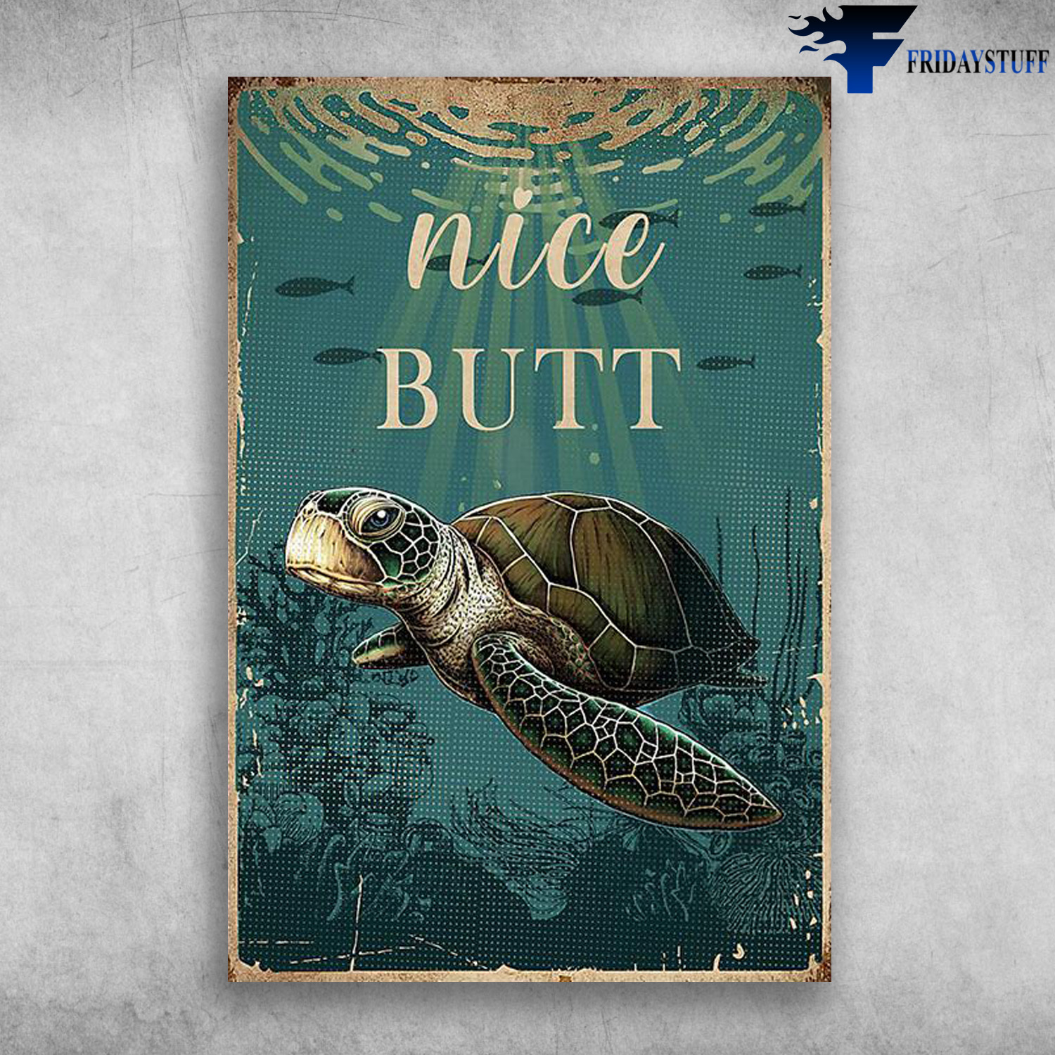 The Turtle In The Ocean - Nice Butt