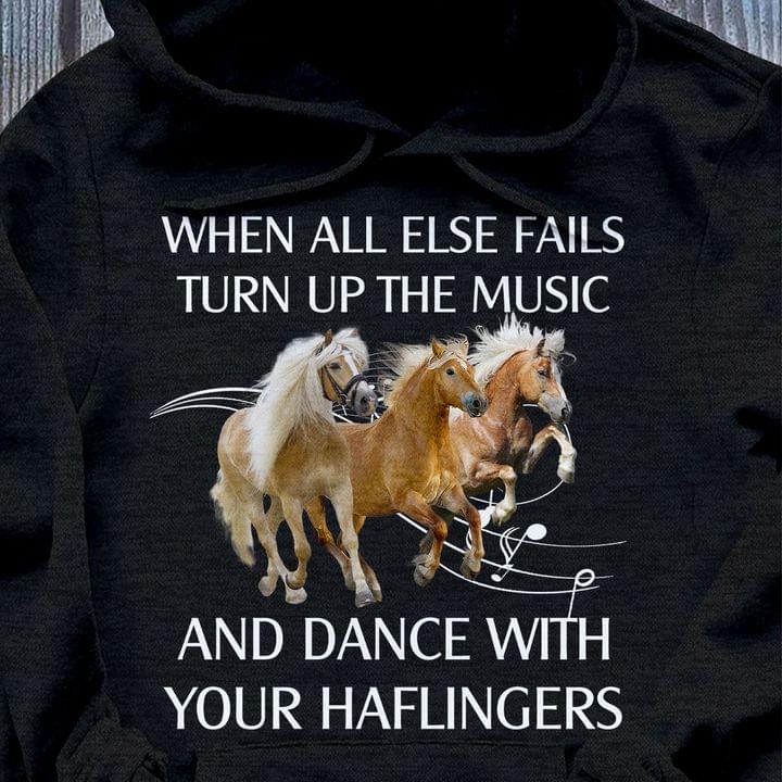 When all ele fails turn up the music and dance with your haflingers - Haflinger horse