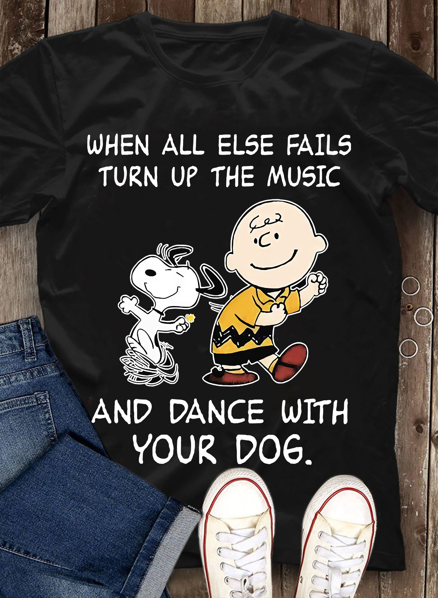 When all else fails turn up the music and dance with your dog