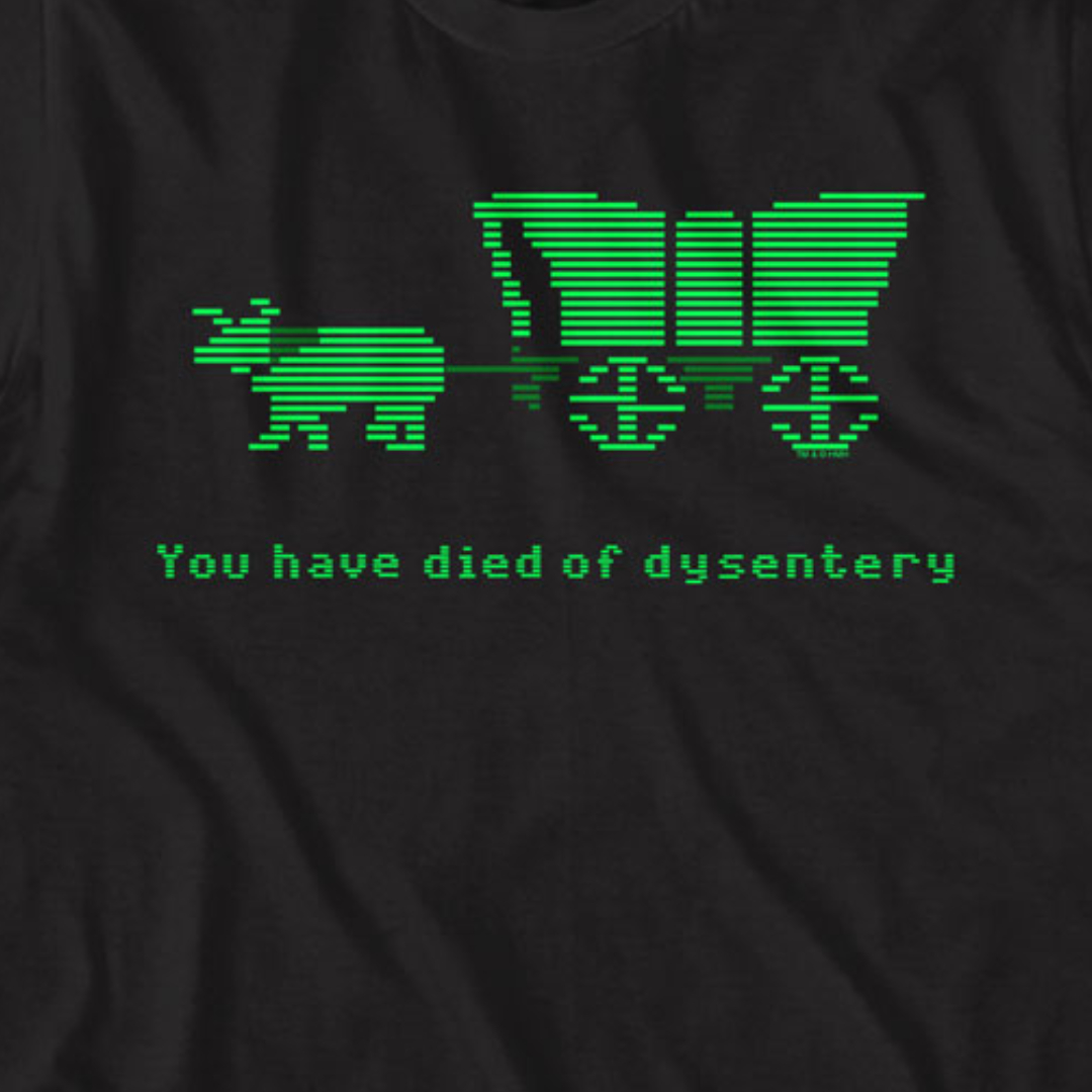 You have died of dysentery - the oregon trail