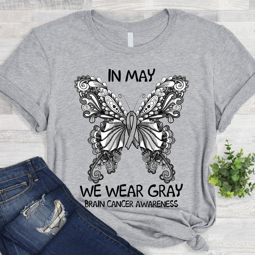 in may we wear gray brain cancer awareness