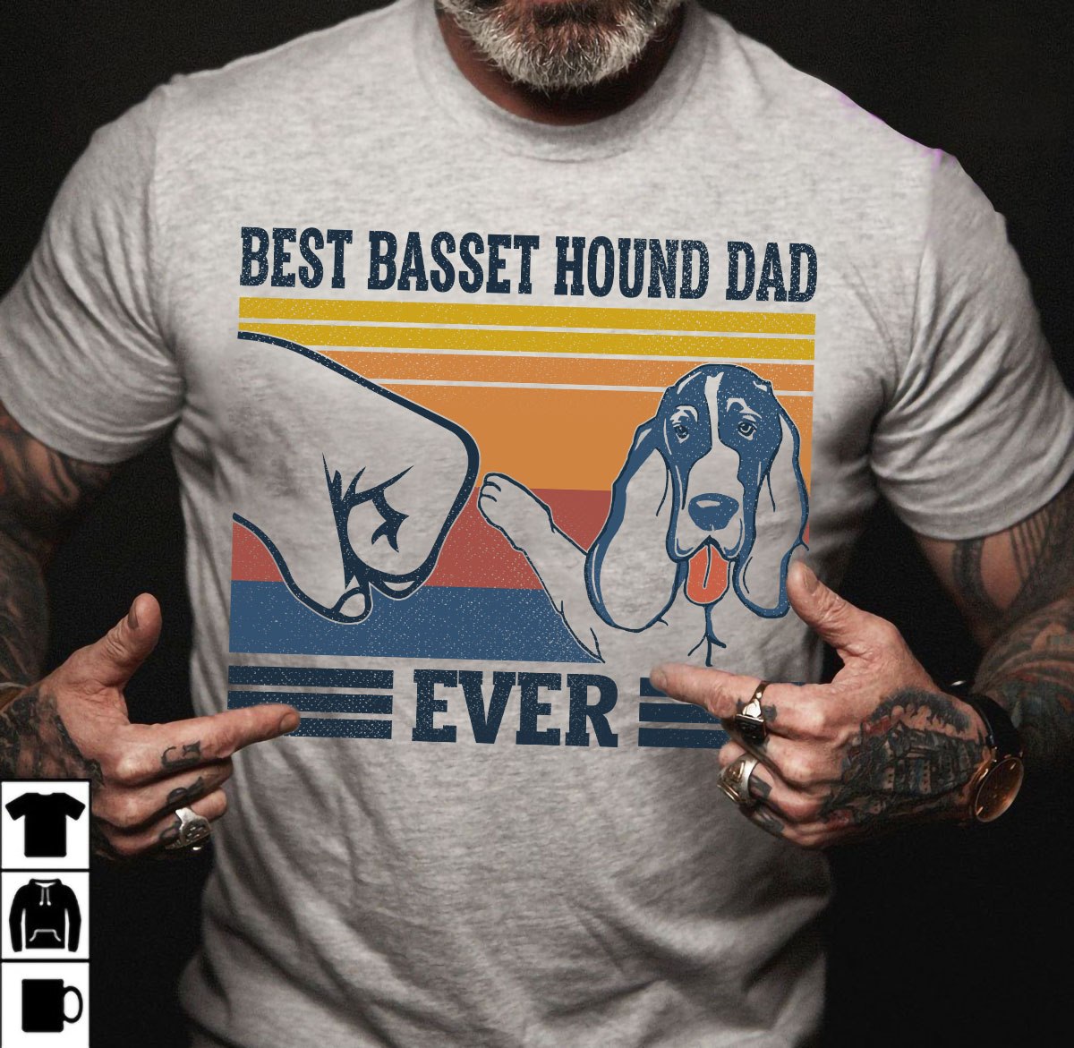 Best basset hound dad ever - Basset hound lover