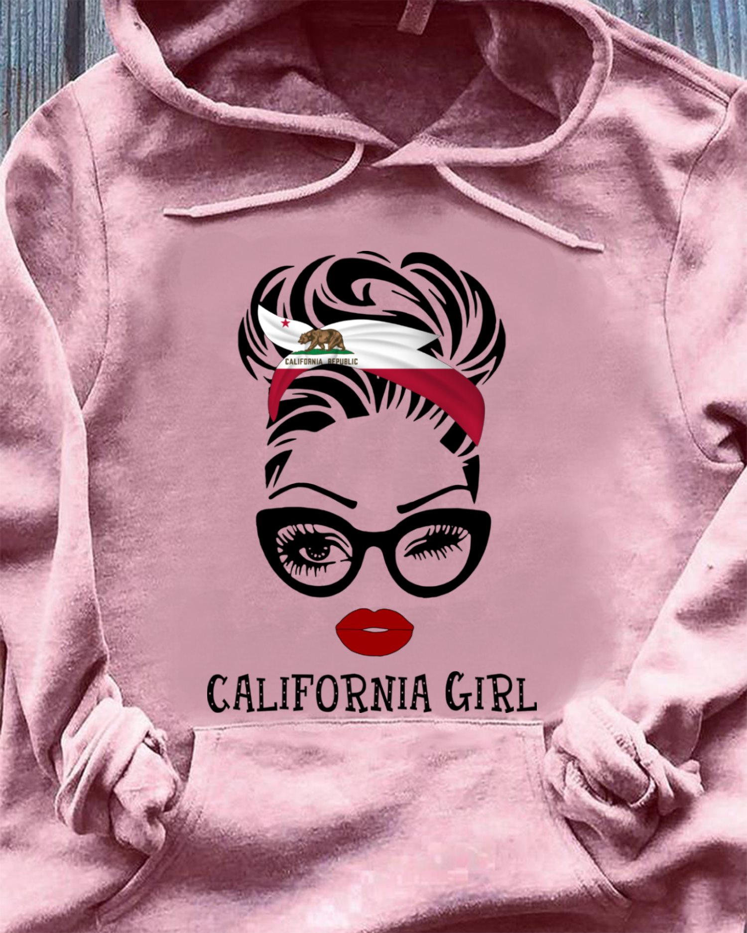 California girl, California republic - Women face