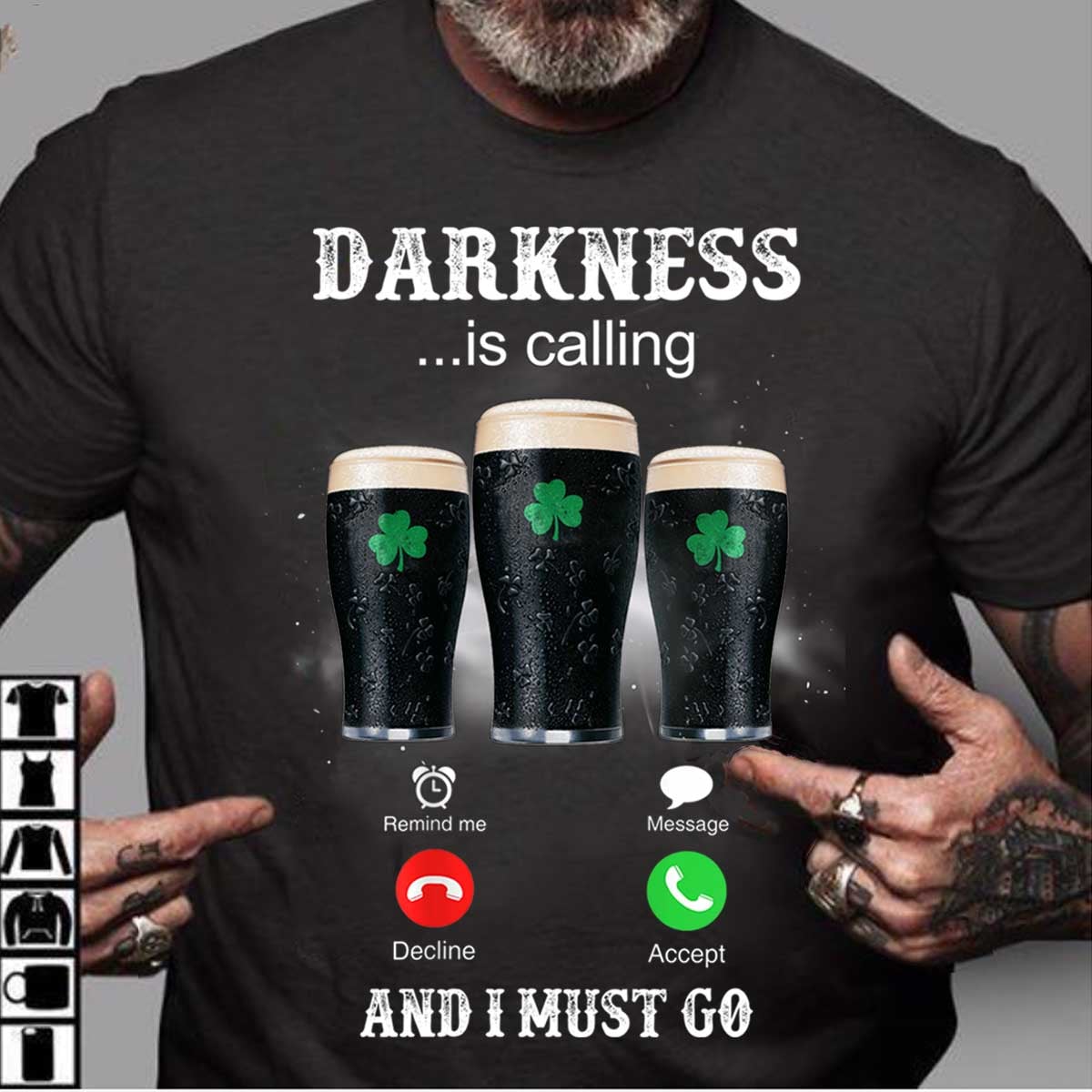 Darkness is calling and I must go - Cup of beer