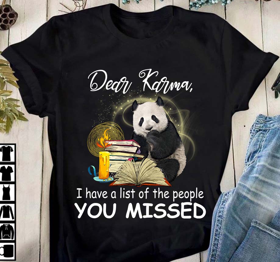 Dear Karma, I have a list of the people you missed - Panda reading books