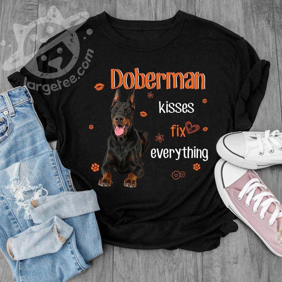 Doberman kisses fix everything - Doberman dog